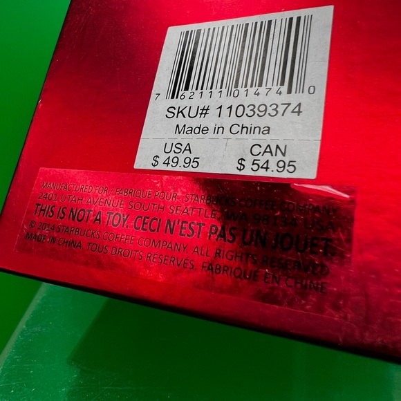 Starbucks Swarovski Christmas Ornament - 2015 - Picture 7 of 7